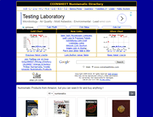 Tablet Screenshot of coinsheetlinks.com
